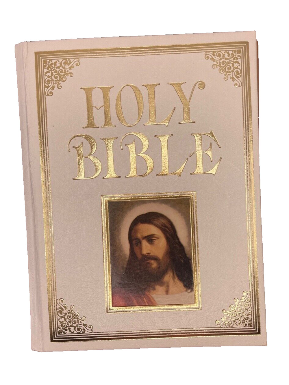 VTG 1987 Holy Bible King James Version Red Letter Family Bible For Coffee Table